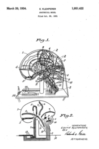 Dr._Edith_Klemperer_Patent_for_Luminous_Brain_Model,_1934