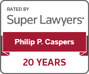 Phil Caspers Super Lawyers Badge - Carlson Caspers