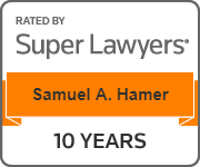 Samuel Hamer Super Lawyers Badge - Carlson Caspers