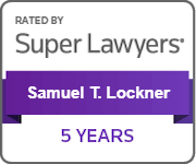 Samuel Lockner Super Lawyers Badge - Carlson Caspers