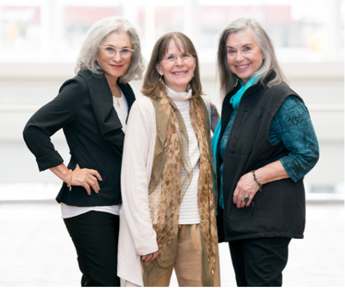Lisa Lindahl, Hinda Miller, and Polly Smith